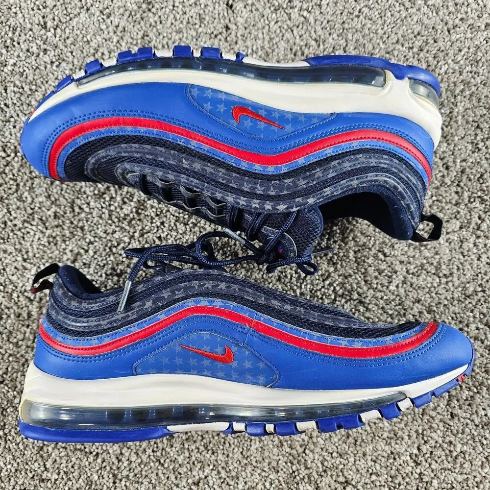 Mens 11.5 Nike Air Max 97 City Pride Dallas Away Running Basketball Sneaker